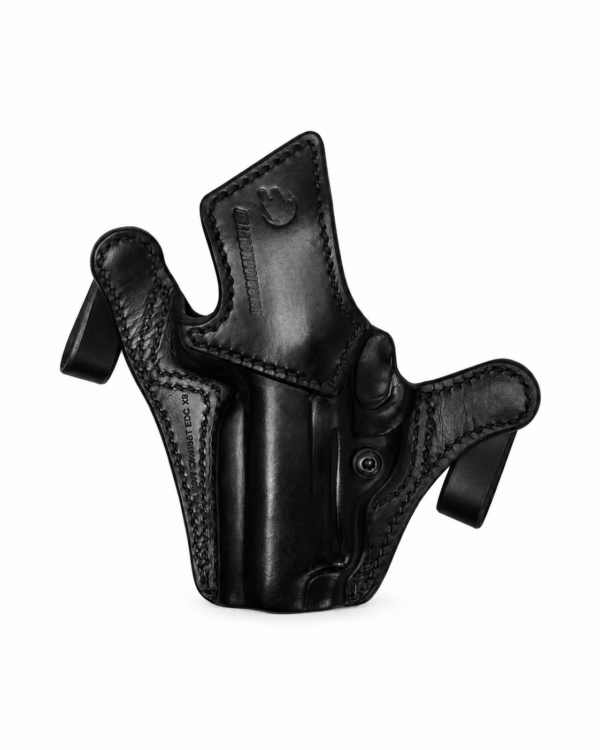 Apex Classic Leather IWB_Wilson Combat EDC X9_Black_Back Apex Classic Leather IWB_Wilson Combat EDC X9_Black