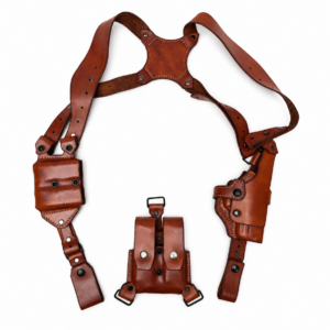 Linea Shoulder Rig_Glock 19_Chestnut