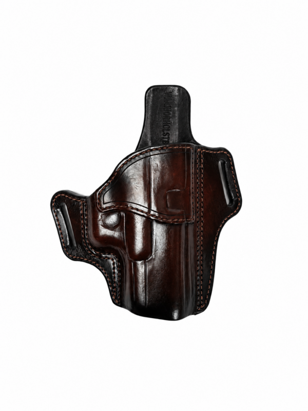 Side Leather OWB_Glock 19_Mahogany